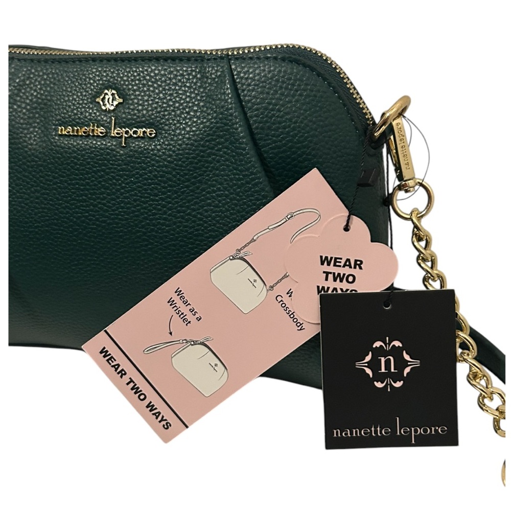 Nanette Lapore Dark Green Crossbody & Grinch Mug - Picture 4 of 9